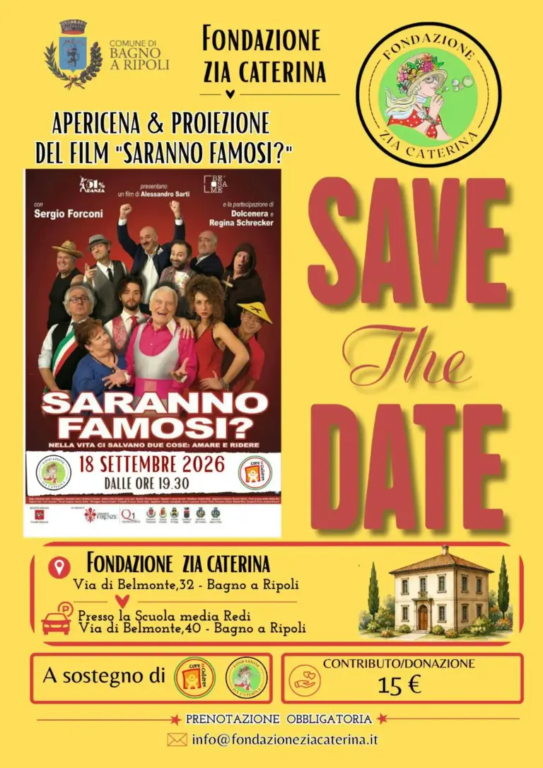 Locandina della proiezione del film Saranno famosi? del 18 settembre 2026